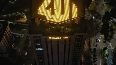 Keindahan Masjid Menara 165 yang Tertinggi di Jakarta Terbuka Untuk Umum
