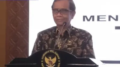 Menko Polhukam, Mahfud MD.