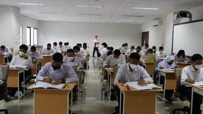 Ilustrasi tes ujian kuliah