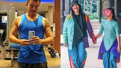 Kolase Foto Jerry Aurum, Denada dan Aisyah