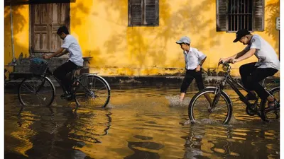 Ilustrasi Banjir di Jakarta 