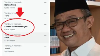 Abe Mu'ti: Kristen Muhammadiyah Trending Topik di Twitter