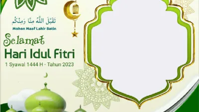 Ilustrasi, 20 link twibbon hari raya Idul Fitri 2023 dan Lebaran 2023 dengan desain menarik