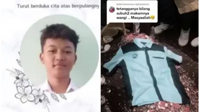 Kesaksian Makam Arya Saputra Pelajar Tewas Dibacok di Pomad&nbsp;Bogor&nbsp;Wangi