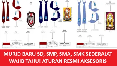 Murid baru SD, SMP, SMA, SMK sederajat wajib tahu! Inilah aturan resmi aksesoris dan seragam sekolah