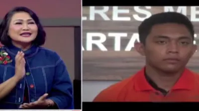 Pakar mikro ekspresi Monica Kumalasari menganalisis ekspresi dan gestur nonverbal Mario saat ditampilkan kepada media.(Foto: tangkapan layar YouTube TVOneNews) 