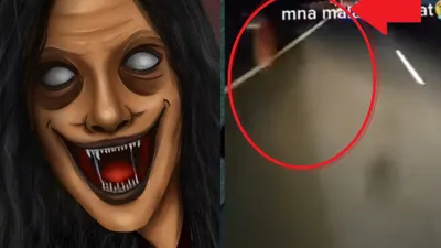 Merinding! Viral Video Penampakan Wanita Merah Di Tol Cipularang KM 113, Warganet: Kog Nggak Ada Mukanya?