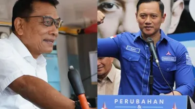 Moeldoko dan Agus Harimurti Yudhoyono (AHY)