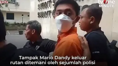 Moral Bejat! Tak Ada Rasa Bersalah, Respon Mario Dandy ke Awak Media Saat Keluar Rutan Tuai Sorotan!