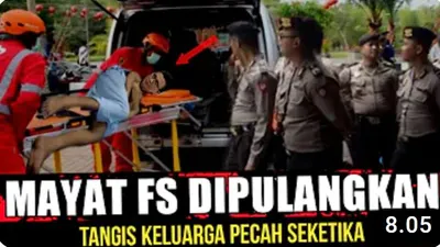Muncul sebuah video yang mengabarkan bahwa jenazah Ferdy Sambo dipulangkan kepada pihak keluarga hingga membuat suasana tangis.
