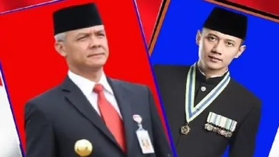Ganjar Pranowo dan AHY