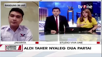 Viral Video Aldi Taher saat diwawancara 