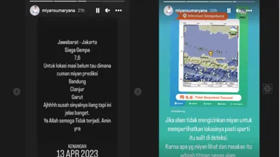 Ramalan Miyan Anak Indigo soal Gempa Tuban