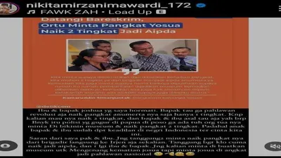Tanggapi Permintaan Kamaruddin Simanjuntak, Nikita Mirzani Beri Komentar Pedas Soal Naik Pangkat