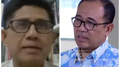 Wakil Ketua KPK Periode 2015 - 2019, Laode M Syarif dan Rafael Alun