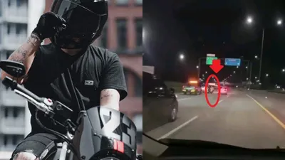 Viral Pemotor nekat masuk ke Jalan Tol 