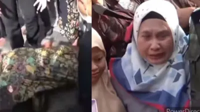 Aksi Sujud Mensos Risma Dihadapan Pengajar SLB Dicibir Netizen: Bikin yang Diajak Diskusi Sungkan dan Bingung