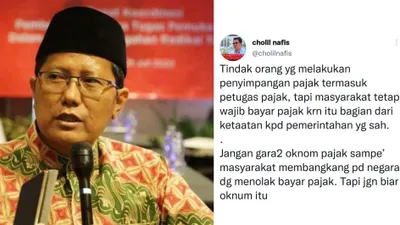 Potret Ketua MUI (Majelis Ulama Indonesia) Cholil Nafis dan Cuitannya di Twitter