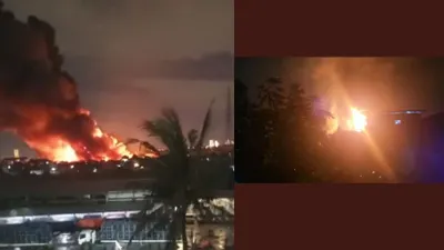 Potret Kebakaran Depo Pertamina di Plumpang Jakarta utara