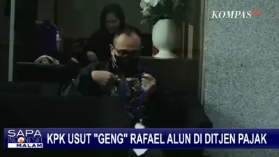 Rafael Alun ketika Diperiksa oleh KPK 