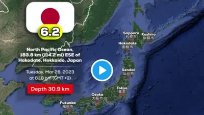 Illustrasi. Gempa di Jepang