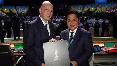 Erick Thohir dan Gianni Infantino