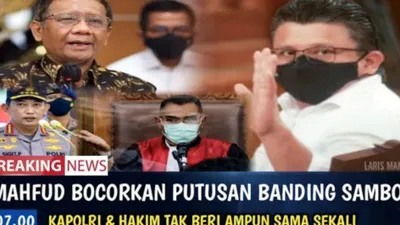 Benarkah Mahfud MD Bocorkan Putusan Banding Ferdy Sambo? 