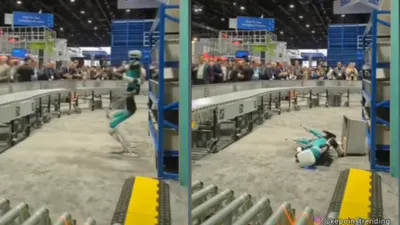 Robot Viral Tumbang karena kerja nonstop