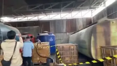 Gudang Penimbunan BBM Milik Achiruddin Hasibuan Digeledah