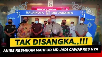 CEK FAKTA: Anies Baswedan Resmi Umumkan Mahfud MD Sebagai Cawapresnya, Benarkah?
