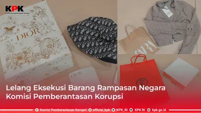 KPK Lelang Parfum Hermes Rp 1,5 juta Hingga Topi Dior Rp 8,6 juta