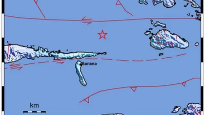 Gempa Bumi M 5,1 Guncang Sanana Maluku Utara, Tidak Berpotensi Tsunami (Twitter BMKG)