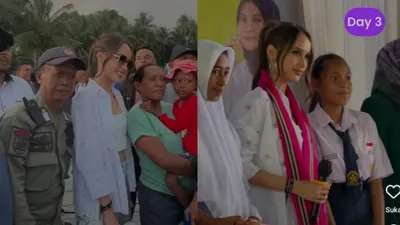 Cinta Laura Jadi Trending di Twitter Usai Peringati Hari Anak di Maluku Tanpa Dibayar, Netizen: Makin Kagum