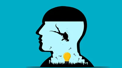 Ilustrasi pemikiran yang out of the box.