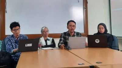  (Sering Disalahgunakan Serta Beresiko Mencederai Alam Demokrasi, Koalisi Revisi UU ITE Ajukan Tuntutan. Foto TL AJI)