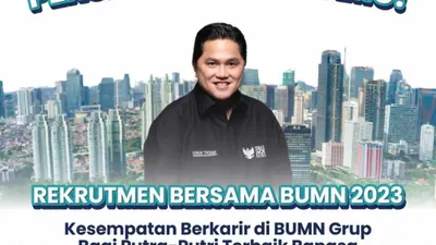 Rekrutmen Bersama BUMN 2023 akan segera dibuka bagi putra-putri bangsa.