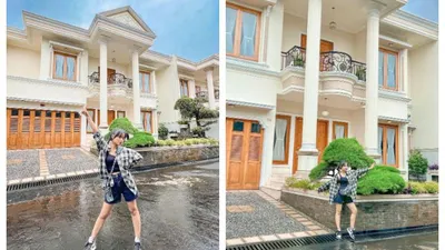 Potret Rumah Baru Fuji Yang Mewah (Kolase Foto Instagram/@fuji_an)
