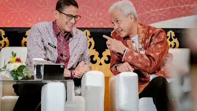 Sandiaga Uno Jawab Teka-teki Bakal Cawapres Ganjar Pranowo di Pilpres 2024: Mohon Bersabar Karena....