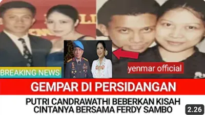 CEK FAKTA: KETAHUAN! Putri Candrawathi Nikah dengan Ferdy Sambo Karena Ingin Harta dan Martabat, Benarkah?