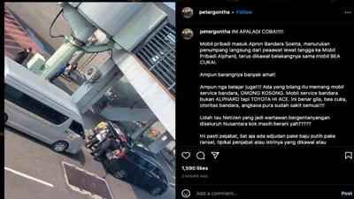 Beredar postingan di sosial media terkait mobil Alphard yang masuk apron Soetta didampingi dengan kendaraan Bea Cukai. Postingan ini menangkap banyak respon dari netizen.