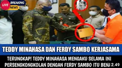 Terungkap Jika Teddy Minahasa Mengaku Selama Ini Bersekongkol dengan Ferdy Sambo?