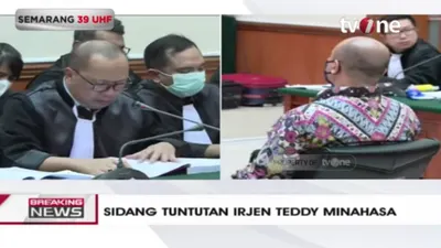 Teddy Minahasa Dituntut Hukuman Mati