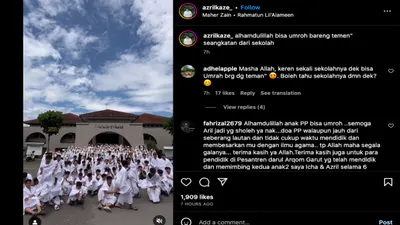 Potret Study Tour Ponpes Darul Arqam Justru