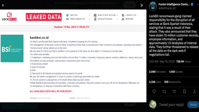 BSI Diserang Hacker LockBit 3.0