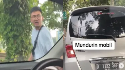 Viral Aksi Seorang Pria yang Meludahi Mobil Depannya Gegara Tak Sabar Menunggu Lampu Merah