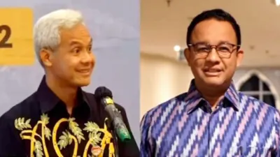 Ganjar dan Anies Baswedan 