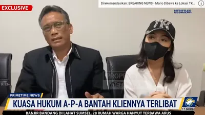 APA dengan kuasa hukumnya membantah keterlibatan atas kasus penganiayaan yang dilakukan Mario Dandy