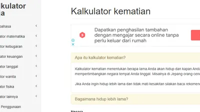 Kalkulator Kematin 