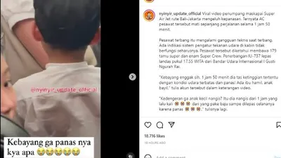 AC Mati, Penumpang Super Air Jet Kepanasan dan Warganet Soroti Manajemen Maskapai