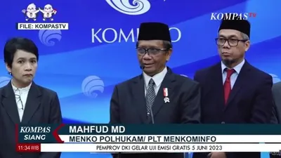 Menkopolhukam Mahfud MD